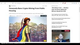 dssminer.com cloudmining and automated trader BOT Venezuela Bans Cryptocurrenc