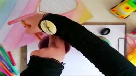 آموزش نقاشی توپ های اسکواشرده سنی زیر هفت سال