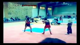 wushu amin beyranvand مبارزه ووشو امین بیرانوند