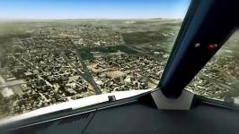 بلیط لحظه آخری  فرود زیبای هواپیما در مشهد