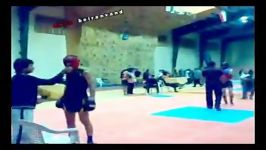 wushu amin beyranvand مبارزه ووشو امین بیرانوند