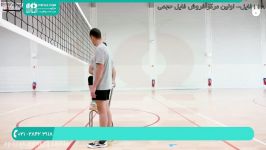 آموزش والیبال کودکان  شیرجه پنجه والیبال  اسپک والیبال تمرین پرش برای حمله