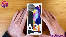 آنباکس گوشی samsung galaxy a31