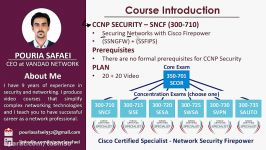 دوره آموزشی CCNP SECURITY SNCF قسمت اول معرفی دوره