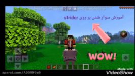 آموزش رام کردن سوار شدن بر روی strider موجود جهنمی