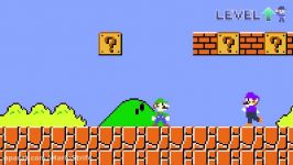 Luigi wins by doing absolutely nothing in Super Mario Bros.