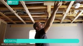 اموزش اجرای کناف کاری  کناف کاری مدرن  کناف کاری دیوار سقفنصب کناف روی سقف