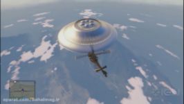 دیده شدن UFO بشقاب پرنده بر فراز آسمان لوس سانتوس