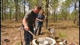 What happens when you pour 1200F molten aluminum