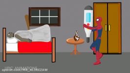 این داستان ‌گرنی مریضه Granny and spiderman and hulk