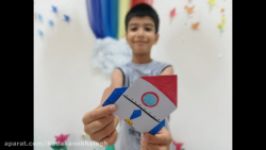 آموزش اوریگامی فضا پیما  کودکان خلاق  اوریگامی اوریکا