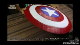 ساخت سپر کاپیتان آمریکا مقوا