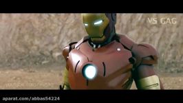 مبارزه مرد آهنی ــ کاپیتان آمریکا ــ مرد عنکبوتی Iron Man vs Captain