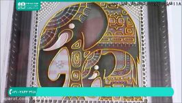 آموزش نقاشی روی شیشه  هنر ویترای روی شیشه نقاشی فیل روی طلق 