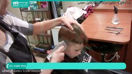 آموزش آرایشگری مردانه  پیرایش مردانه  اصلاح مو آموزش کوتاه کردن موهای پسران 