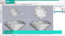 آموزش جواهرسازی  ساخت طلا جواهر طراحی جواهر در نرم افزار راینو