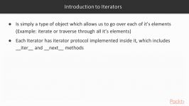 5 Generators and Iterators