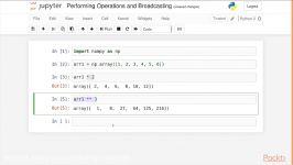 4 Operations and Broadcasting on NumPy Arrays