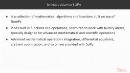 6 Combining SciPy with NumPy