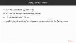 5 Using Cython Functions