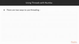 5 Threading Using Numba