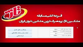 قرعه کشی مسابقه مشکین تاژ، پرمصرف ترین مشکین شوی ایران