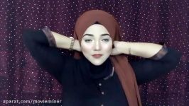پوشش کامل حجاب سبک نوعی پارچه ابریشمی حجاب