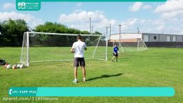 آموزش فوتبال به کودکان  تکنیک های فوتبال تمرینات دروازه بانی به کودکان