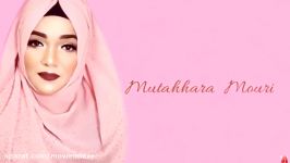 سبک حجاب نیکاب برای مبتدیان  پوشش کامل جلوی پشت