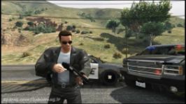 آرنولد در نقش Terminator در GTA V