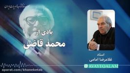 استاد غلامرضا امامی پدر ترجمه ایران می گوید به مناسبت زادروز محمد قاضی