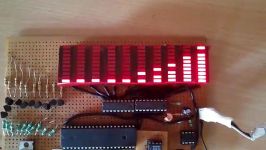 LED 10 band Audio Spectrum atmega32