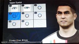 ساخت فیس رونالدو در pes 2017 پچ ۲۰۲۰