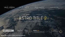 قالب آماده پریمیر Astro Title 2