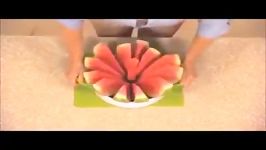سریعترین روش قاچ کردن هندوانه