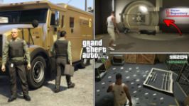 وارد شدن به گاو صندوق بانک فرانکلین پول نامحدود GTA V