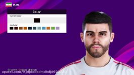 ادیت فیس مهدی طارمی در PES2020