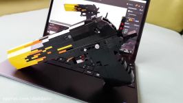 ساخت اسلحه لگویی  LEGO Desert Eagle