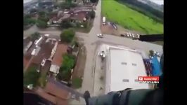 درگیری هلیکوپتر پلیس ماشین قاچاقچی های مواد مخدر
