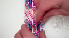 Laced Up Rainbow Loom Bracelet Tutorial