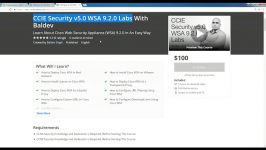 Udemy  CCIE Security v5.0 WSA 9.2.0 Deep Dive  Labs