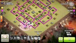 Clash of Clans 3 star Attack GOWIWI To Th9