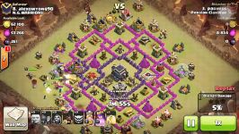 Clash Of Clans 3 star Attack town hall 9 GOHO