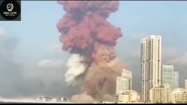 وقوع چندین انفجار اتمی شدید در بیروت کیفیت بالا