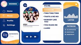 آهنگ بی کلام Wannabe itzy