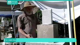 آموزش تراش سنگ های قیمتی  سنگ تراشی  حجاری تراش سنگ به شکل صورت 