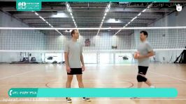 آموزش والیبال به کودکان  اسپک پنجه والیبال تمرین پرش برای حمله 