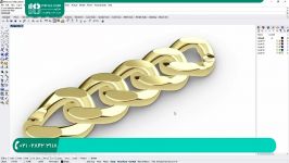 آموزش ساخت طلا جواهر  جواهرسازی  طلا سازی طراحی جواهر در نرم افزار