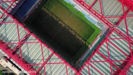 تصاویر هوایی پهپاد مناظر زیبای ورزشگاه جوزپه میزا  اینتر میلان  ایتالیا