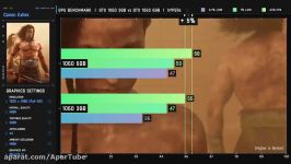 مقایسه اجرای 14 بازی 2 کارت گرافیک GTX 1060 3GB vs 1060 6GB